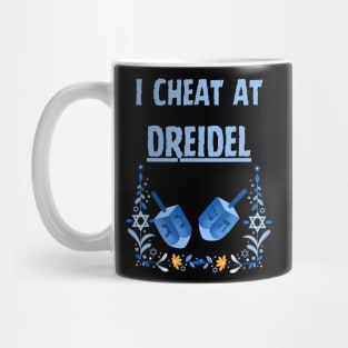 i cheat at dreidel 2023 - funny hanukkah chanukah gift tee shirt and clothing Mug